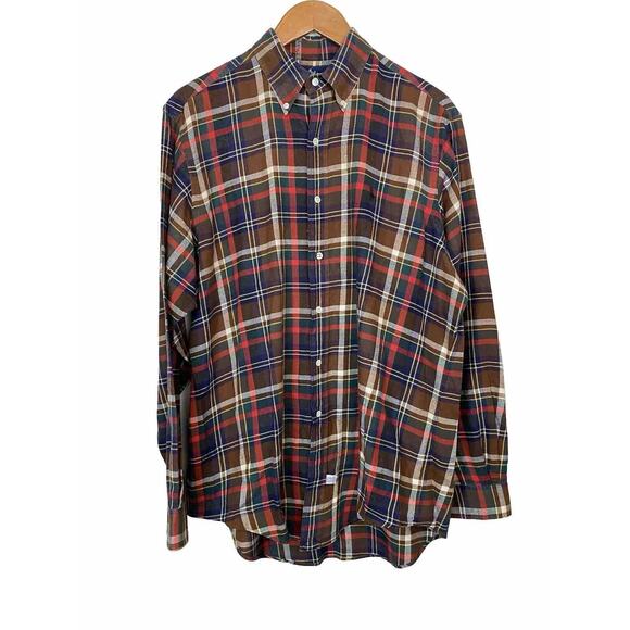 Polo Ralph Lauren Other - Polo Ralph Lauren Button Down Shirt Mens Size Large Flannel Golf Plaid Prepp